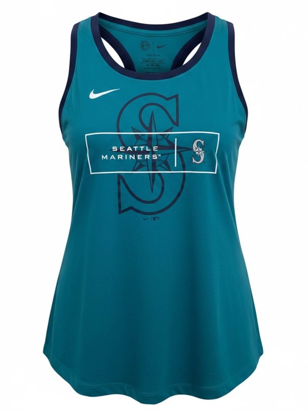 Nike Dri-FIT Seattle Mariners Racerback Tank Top Women’s Large Blue MLB